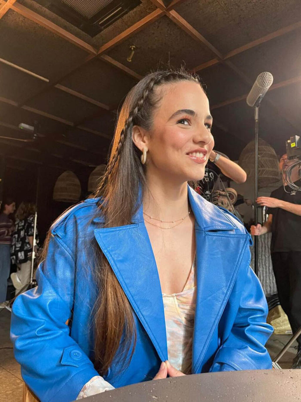 Lilita Sosa en backstage.