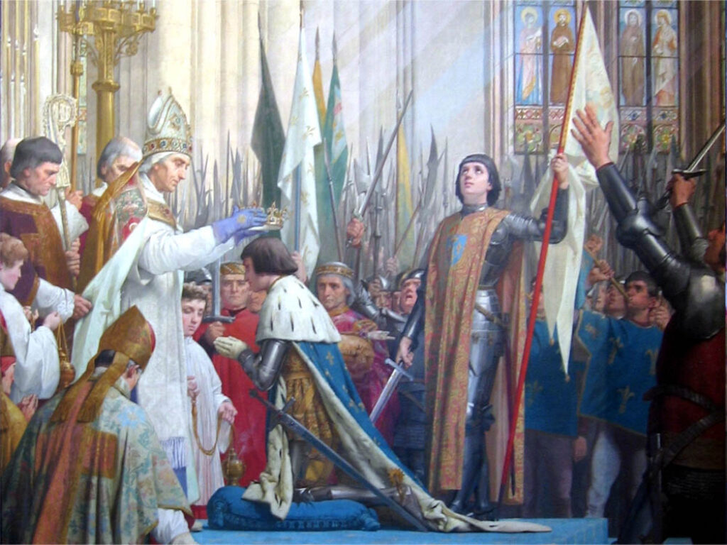 Jules Eugène Lenepveu: "Juana de Arco" (1880), detalle.
