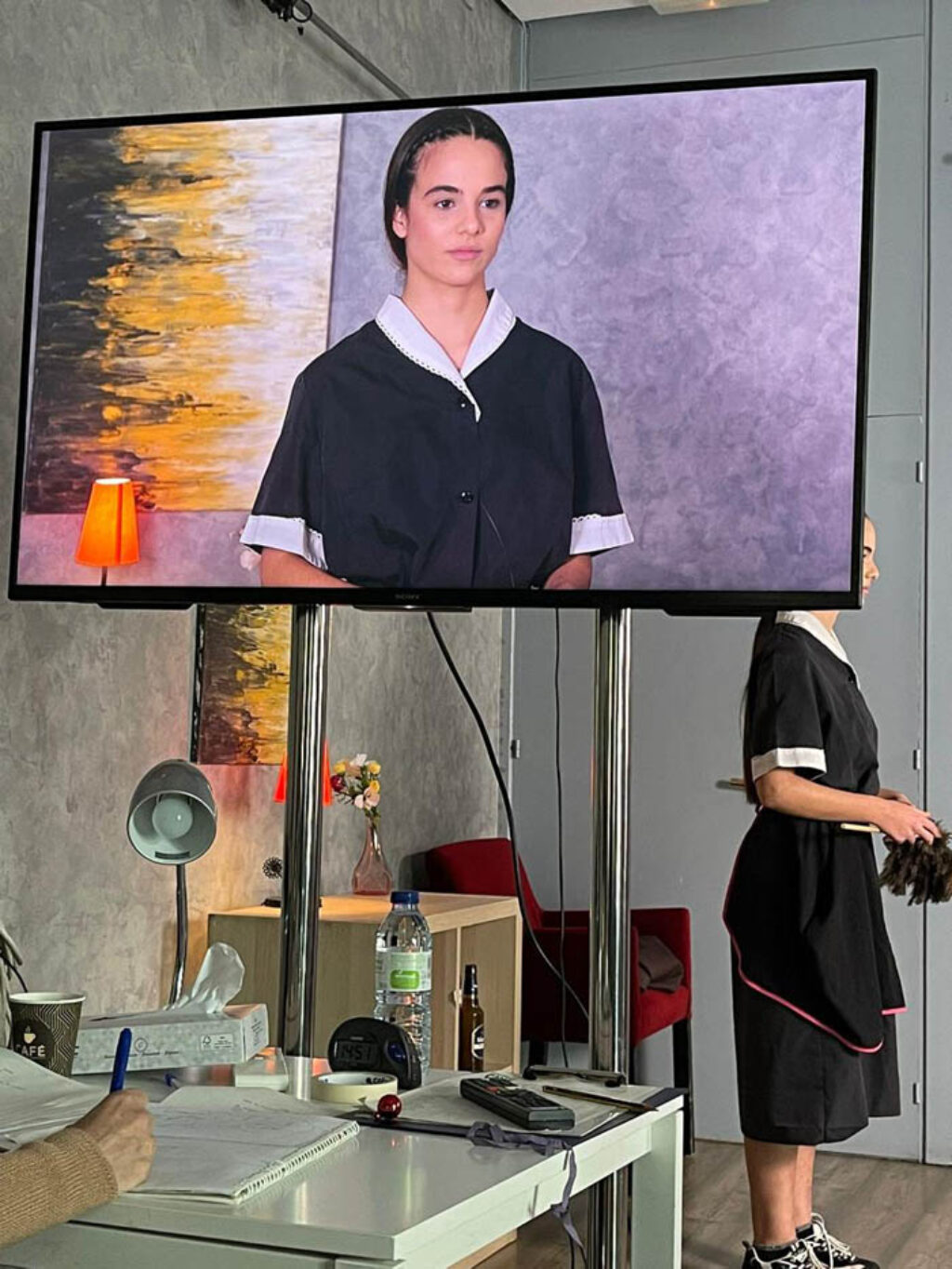 Lilita Sosa durante su paso por Central de Cine (Academia de Actuación en Madrid).