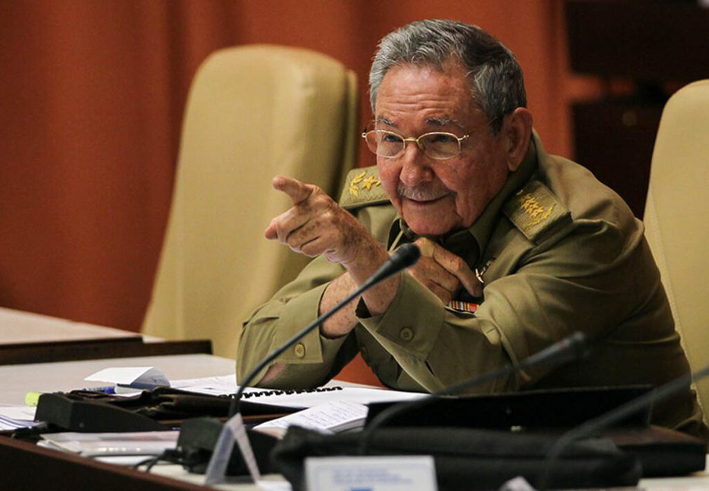 Raúl Castro Ruz durante su período como Presidente.