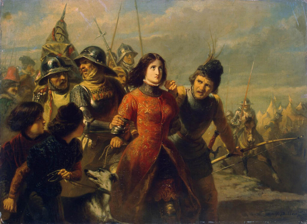 Adolf Alexander Dillens: "La captura de Juana de Arco" (1847-1852).