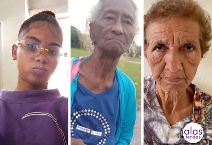 tres mujeres desaparecidas en Cuba