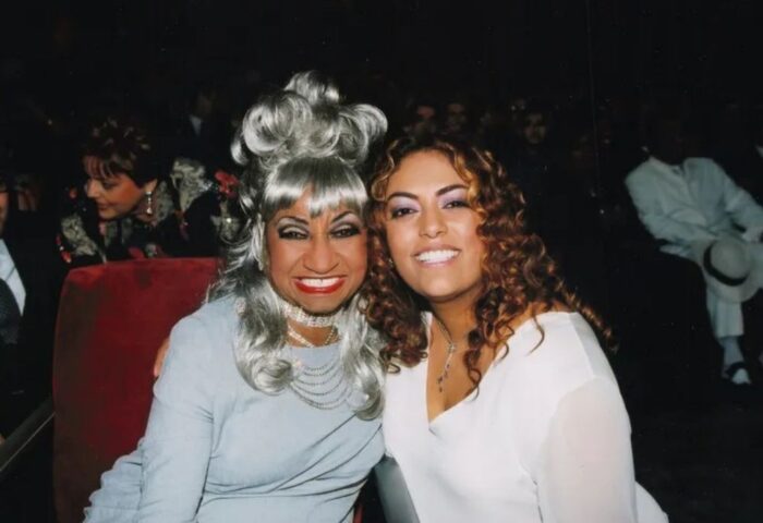 Celia Cruz junto a La India.
