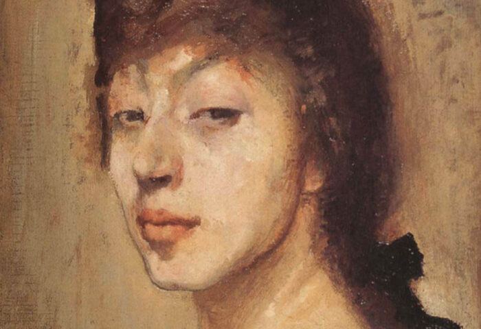Marie Laurencin: "Autorretrato" (1905), detalle.