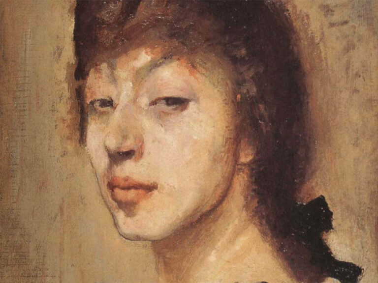 Marie Laurencin: "Autorretrato" (1905), detalle.