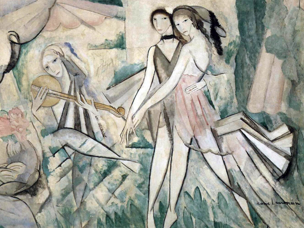 Marie Laurencin: "Baile en el campo" (1913).