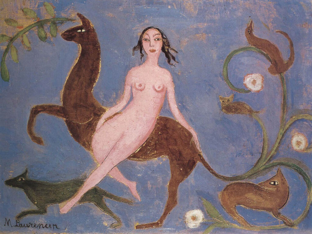 Marie Laurencin: "Diana cazando" (1908).