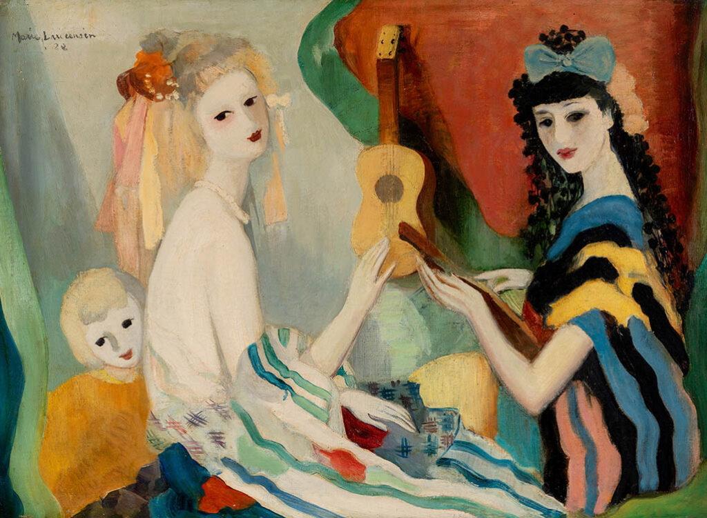 Marie Laurencin: "Intimidad femenina" (1928).