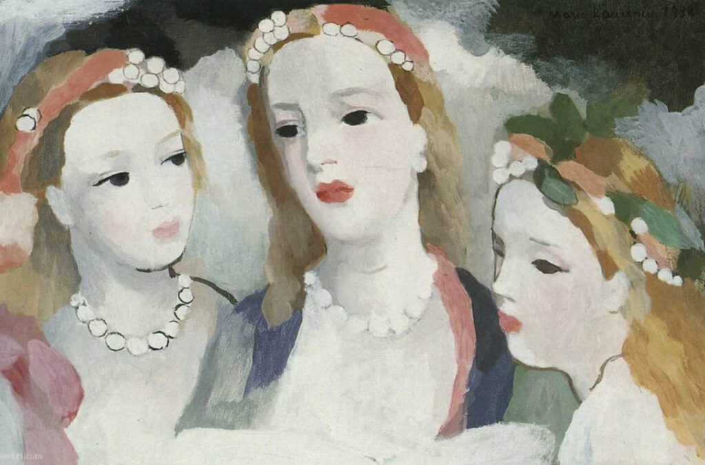 Marie Laurencin: "Tres hermanas" (1938).