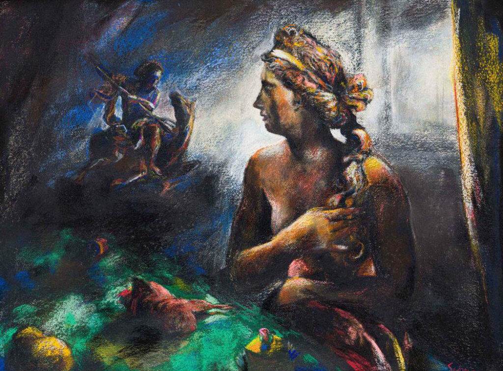 Penny Siopis: "Quail" (1986).