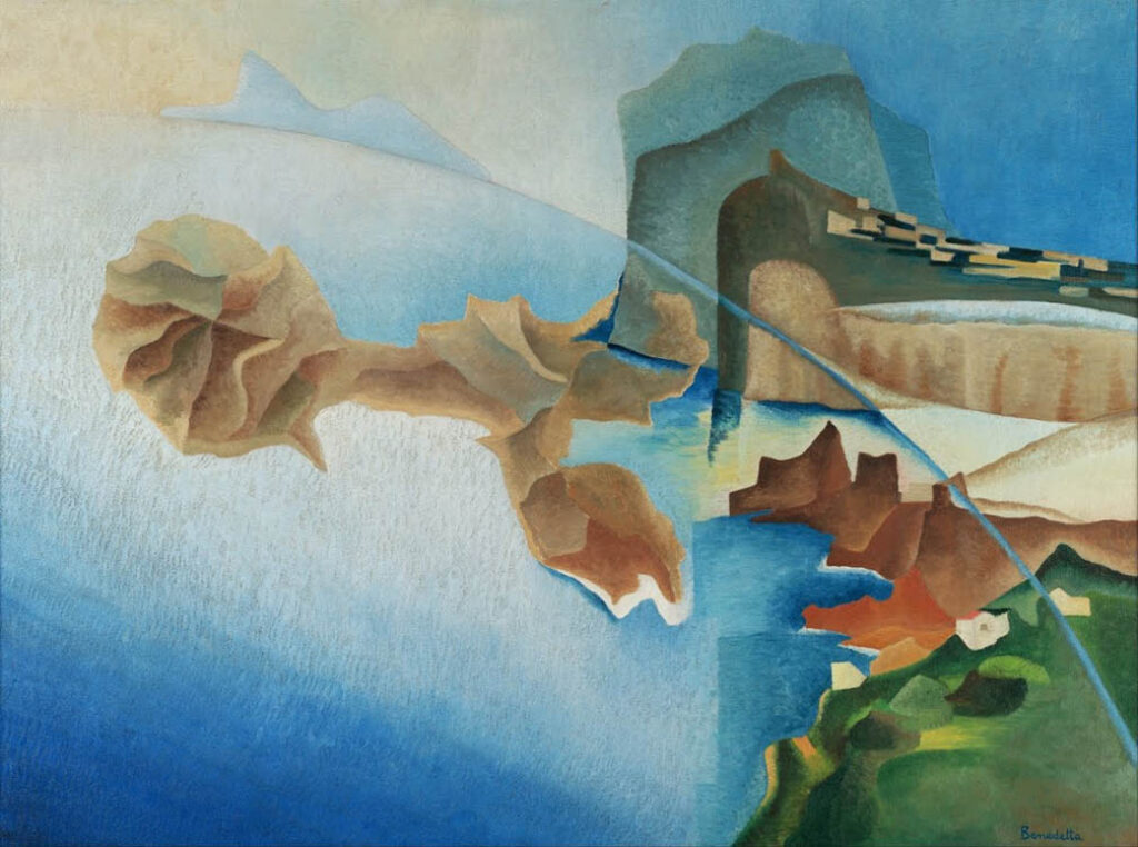 Benedetta Cappa: "Aeropintura de un encuentro con la isla" (1939).