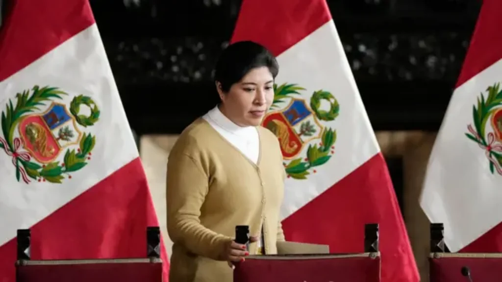 Betssy Chávez, ex primera ministra de Perú.