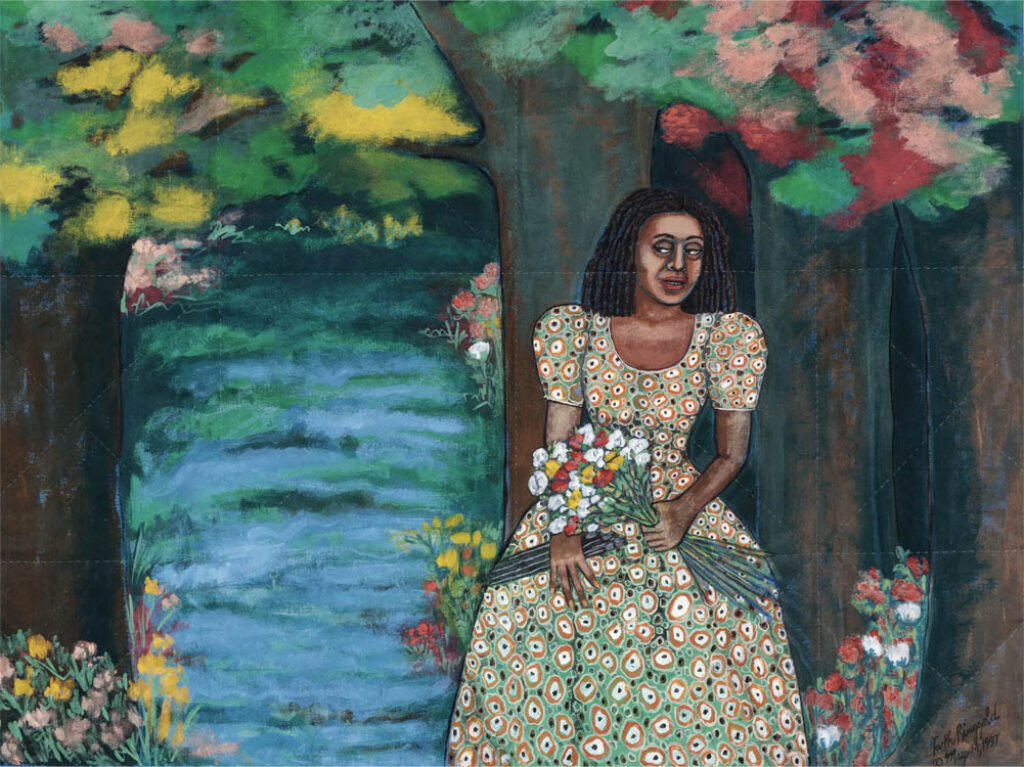 Faith Ringgold: "Escucha a los árboles" (1997), fragmento.