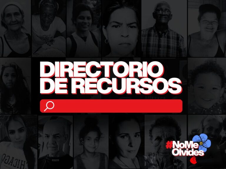 Ilustración del directorio de recursos para personas desaparecidas en Cuba