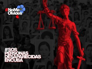 ilustración sobre personas desaparecidas en cuba