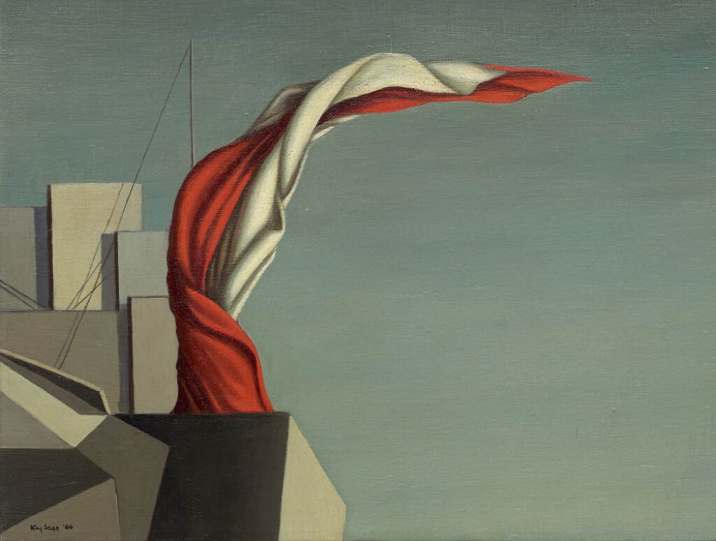 Kay Sage: "El poder de la palabra" (1951).