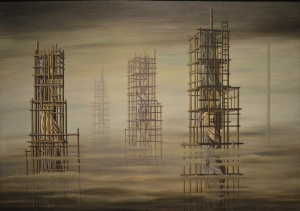 Kay Sage: "Mañana es nunca" (1955).