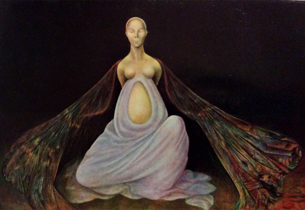 Leonor Fini: "La dama oval" (1959).