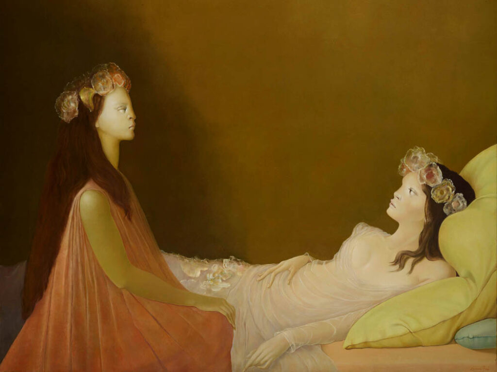 Leonor Fini: "Pour Sheridan le Fanu" (1974).