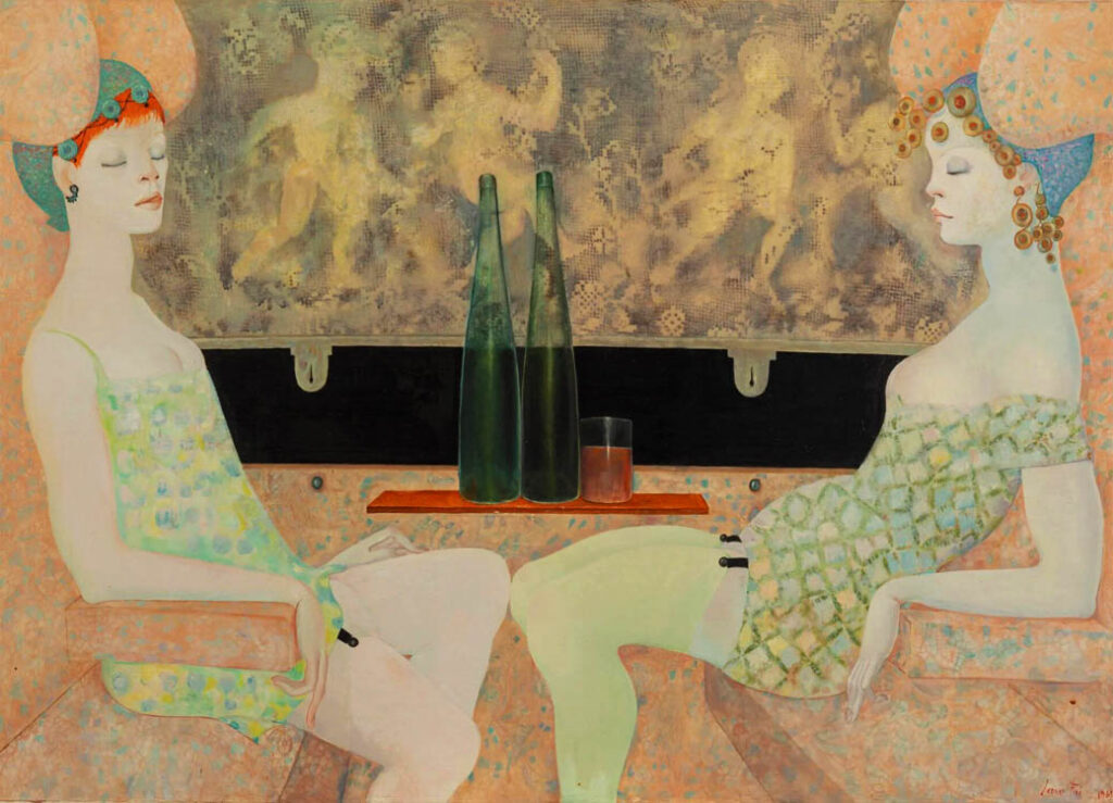 Leonor Fini: "Tren nocturno" (1969).