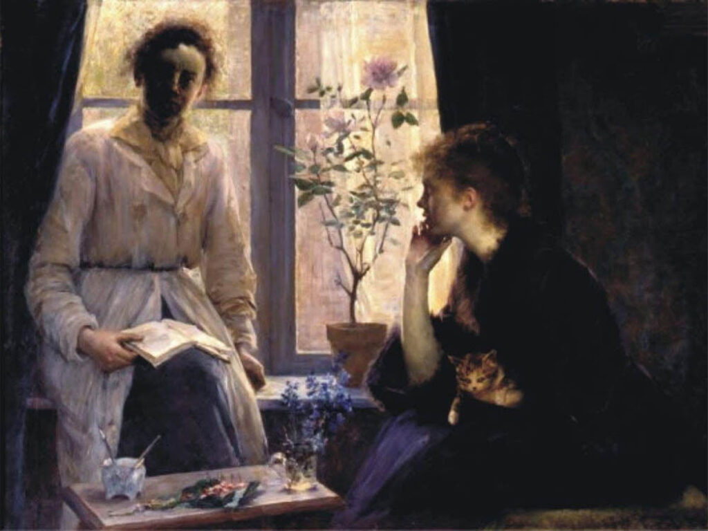 Louise Catherine Breslau: "Contraluz" (1888).