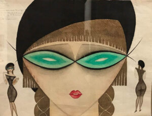 Nahui Olin: "Autorretrato" (sin fecha).