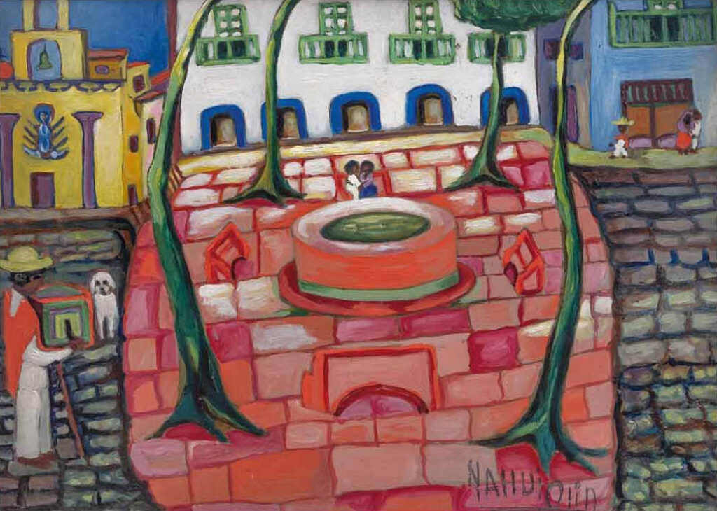 Nahui Olin: "La plaza del pueblo" (ca. 1933).