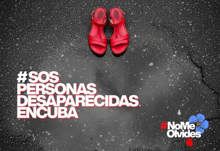 Ilustración campaña sobre desapariciones en Cuba