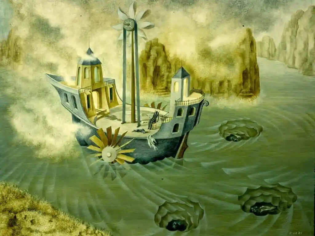 Remedios Varo: "El Mundo del Más Allá" (1955).