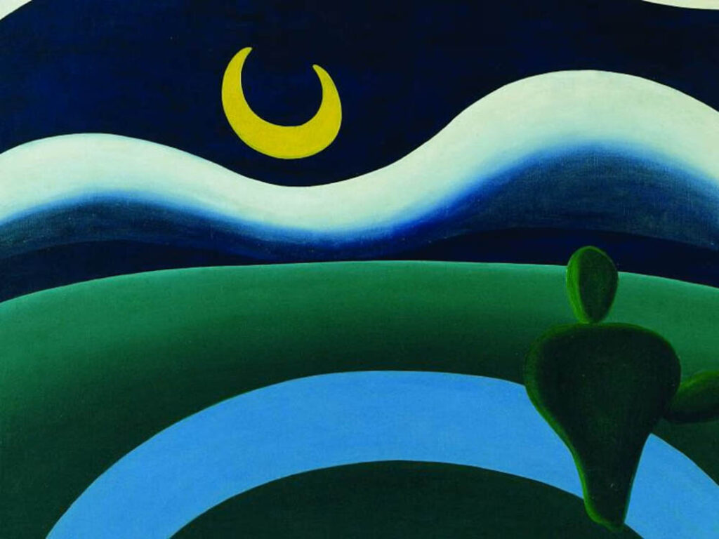 Tarsila do Amaral: "La Luna" (1928).