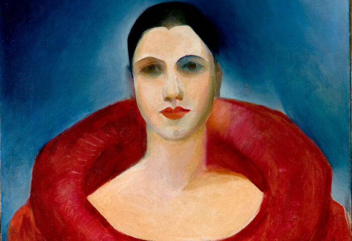 Tarsila do Amaral: "Autorretrato" (1923), detalle.