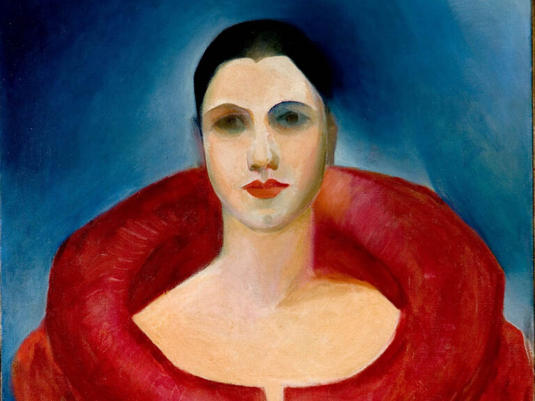 Tarsila do Amaral: "Autorretrato" (1923), detalle.