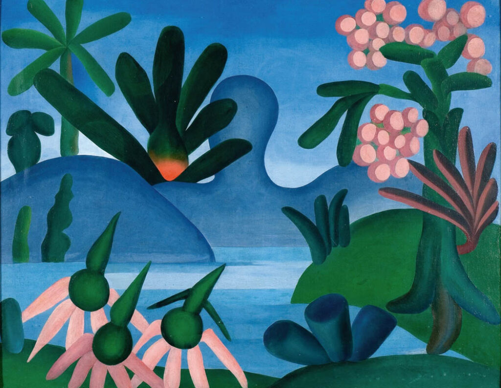 Tarsila do Amaral: "El lago" (1928).