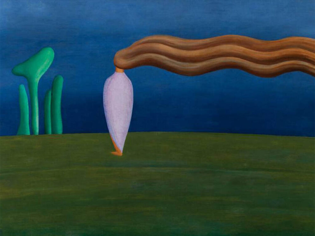 Tarsila do Amaral: "Figura sola" (1930).