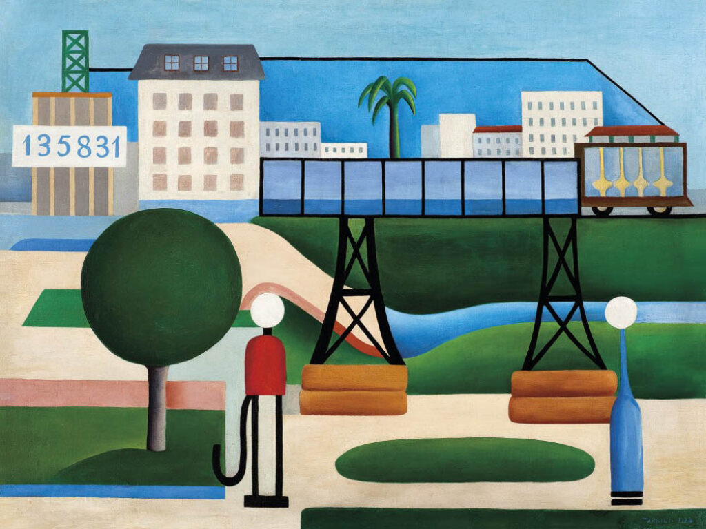 Tarsila do Amaral: "São Paulo" (1924).