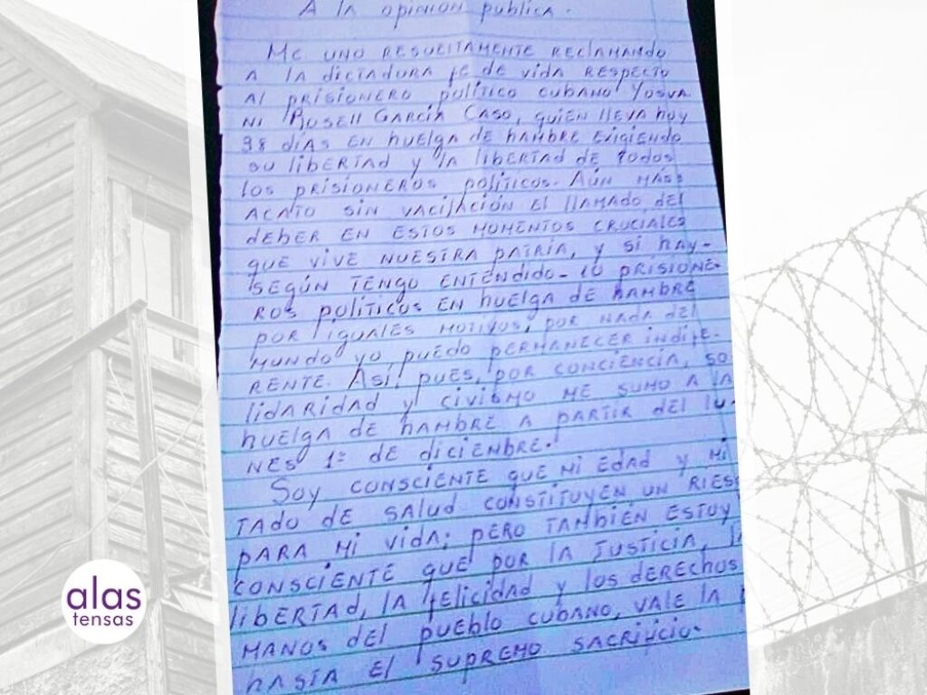 Carta de Leoncio Rodríguez Ponce