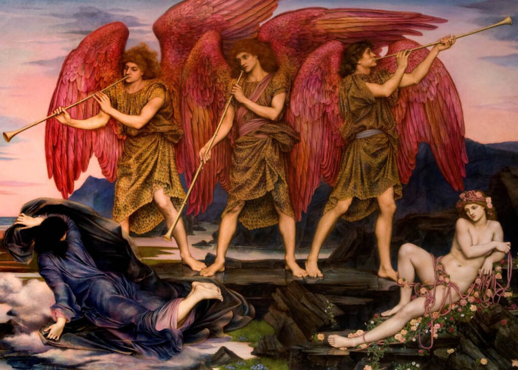Evelyn De Morgan: "Aurora triunfante" (1886).