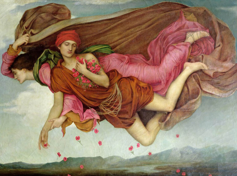 Evelyn De Morgan: "Noche y Sueño" (1878).