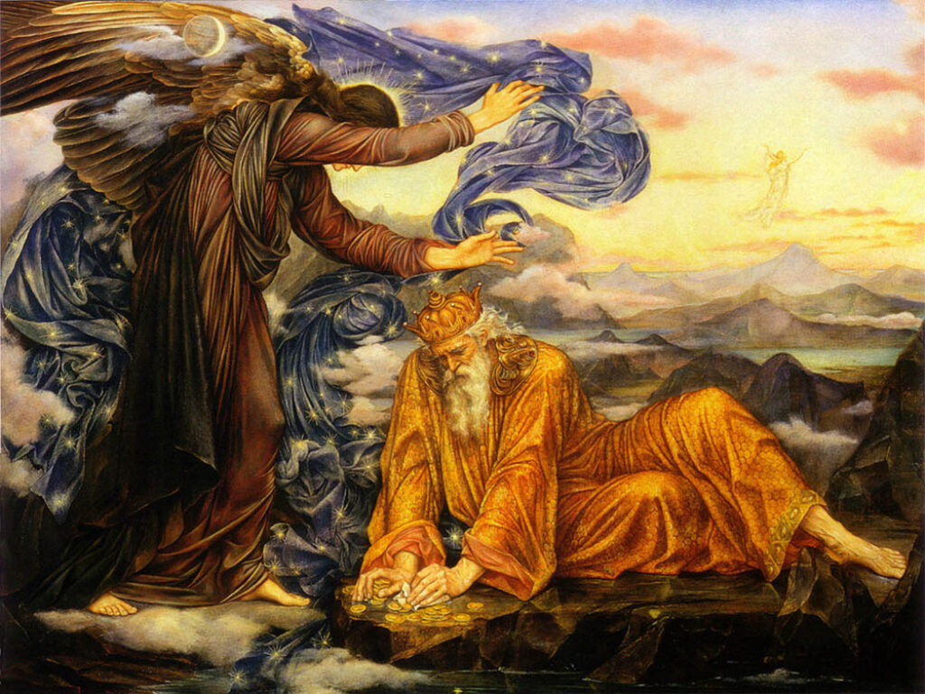 Evelyn De Morgan: "Terrestre" (1897).