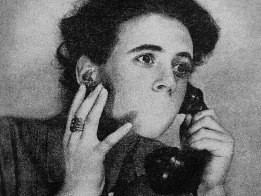Grete Stern: "Enmudecimiento" (1950), detalle.
