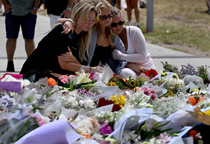 Homenaje a las víctimas del atentado terrorista en Sydney.