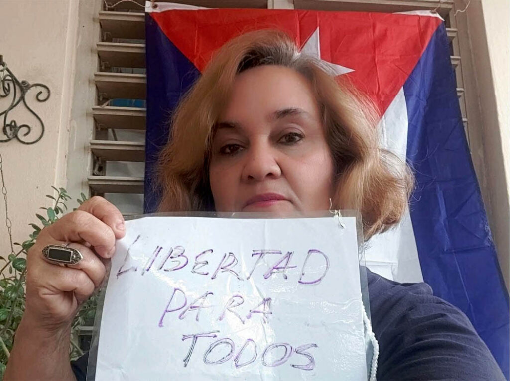 Jenny Pantoja, investigadora, antropóloga y activista cubana por los derechos humanos.