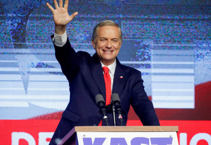 José Antonio Kast, presidente electo de Chile.