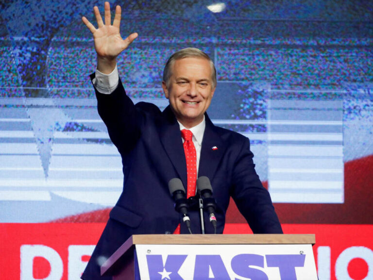 José Antonio Kast, presidente electo de Chile.