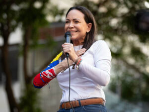 María Corina Machado, Premio Nobel de la Paz 2025.