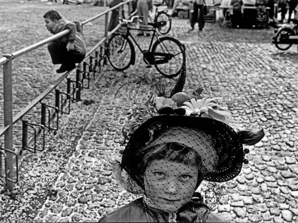 Martine Franck: "Carnaval de Bale" (1977).