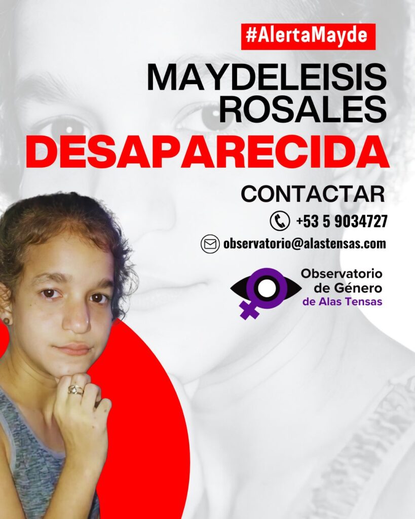 Maydeleisis Rosales desaparecida en Cuba