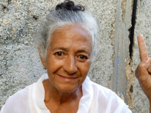 Mercedes de la Caridad de la Guardia, opositora cubana, miembro de las Damas de Blanco.