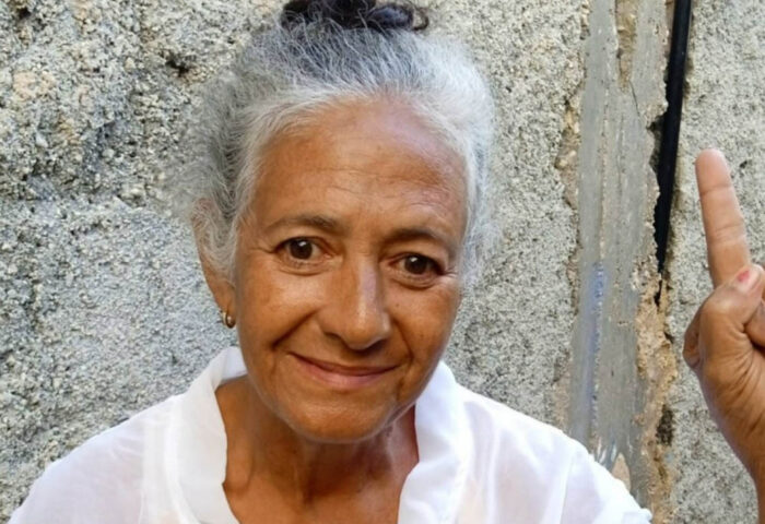 Mercedes de la Caridad de la Guardia, opositora cubana, miembro de las Damas de Blanco.