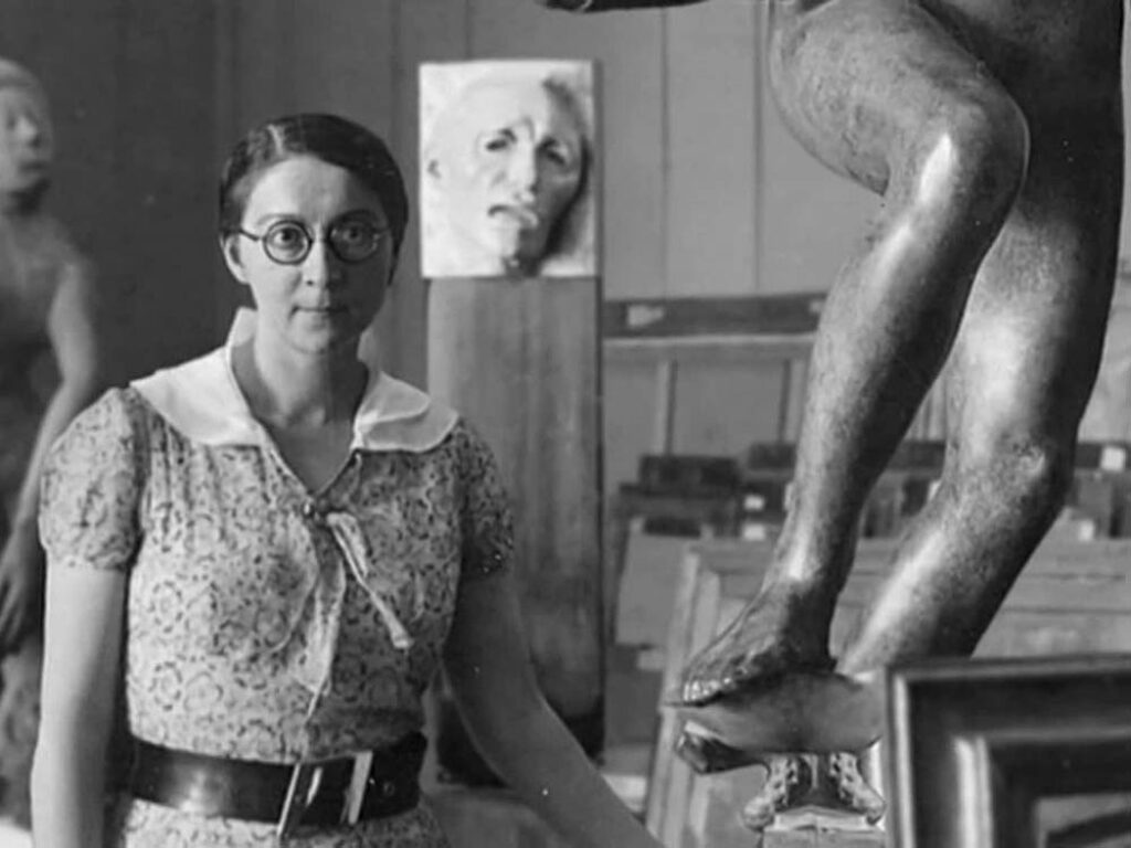 Rose Valland en el Museo de la Resistencia en Isère.